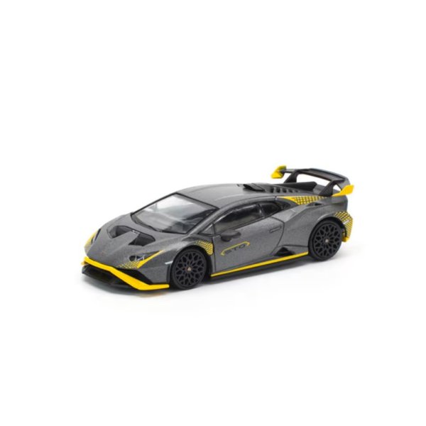 画像1: POP RACE 1/64 Lamborghini Huracán STO Matte Grey