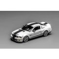 MOTORHELIX 1/64 Ford Mustang Shelby GT500 Super Snake 2007 Performance White