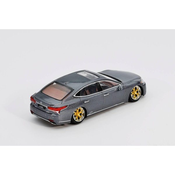 画像2: Gaincorp Products x enchery 1/64 Lexus LS500 (Gray) - Low-riding version -LHD-
