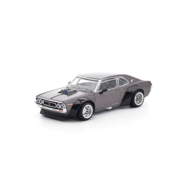 画像1: POP RACE 1/64 Laurel C130 Metallic Gray