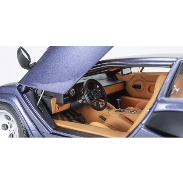 画像4: Kyosho Original 1/18 Lamborghini Countach LP5000 Quattro Barvole Dark Blue