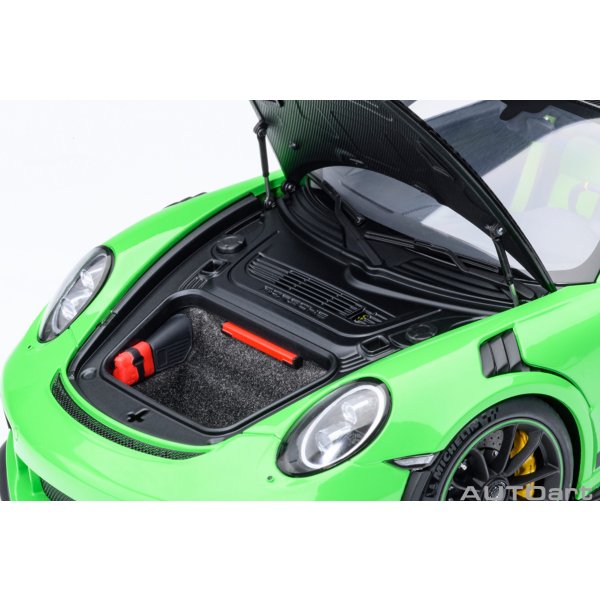 画像11: AUTOart 1/18 Porsche 911 (991.2) GT3 RS Weissach Package (Green/Carbon Black)