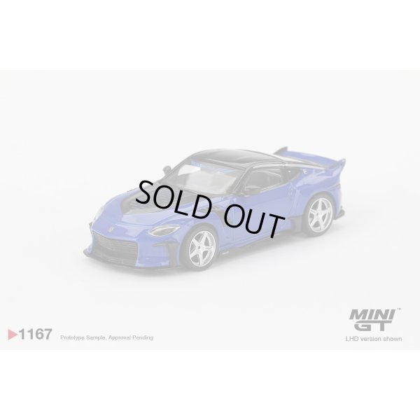 画像1: MINI GT 1/64 Nissan Z Veilside FFZ400 Seiran Blue (LHD)