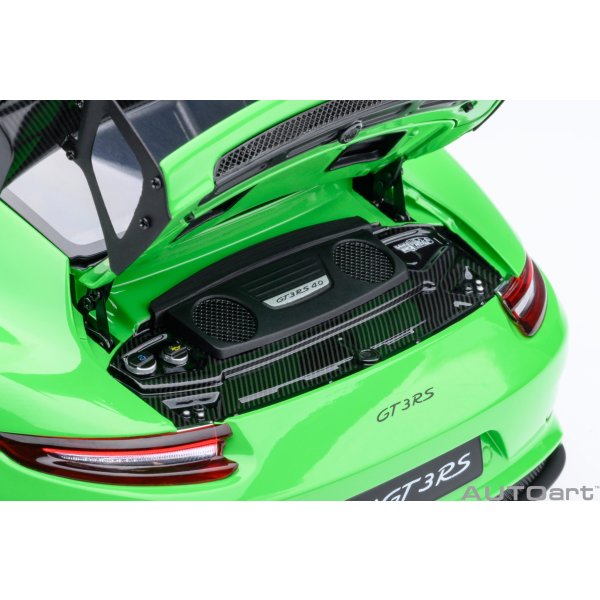 画像13: AUTOart 1/18 Porsche 911 (991.2) GT3 RS Weissach Package (Green/Carbon Black)