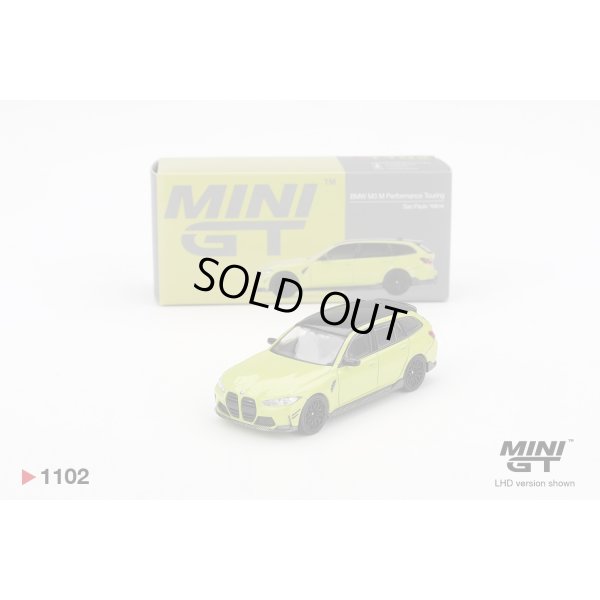画像1: MINI GT 1/64 BMW M3 M Performance Touring São Paulo Yellow (LHD)