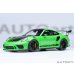 画像1: AUTOart 1/18 Porsche 911 (991.2) GT3 RS Weissach Package (Green/Carbon Black) (1)