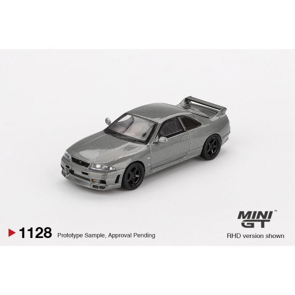 画像1: MINI GT 1/64 Nissan Skyline GT-R Dark Metal Grey (NISMO BCNR33 CRS Version) (RHD)