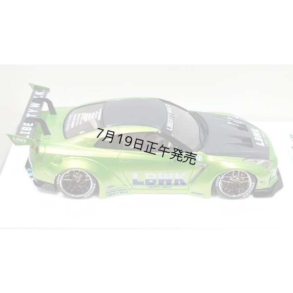 画像9: EIDOLON 1/43 LB WORKS GT-R Type 1.5 (LB-Silhouette GT Wing) Giallo Verde Pearl Limited 32 pcs.