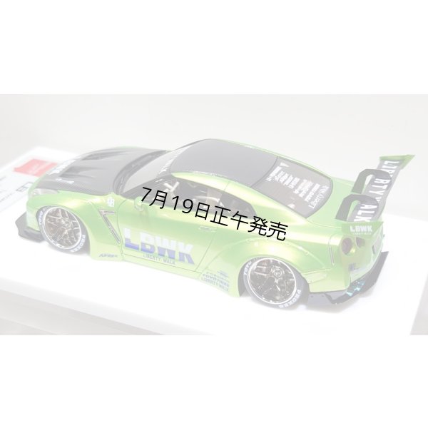 画像13: EIDOLON 1/43 LB WORKS GT-R Type 1.5 (LB-Silhouette GT Wing) Giallo Verde Pearl Limited 32 pcs.