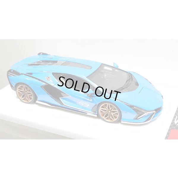 画像11: EIDOLON 1/43 Lamborghini Sian FKP 37 2019 with Stripe Azzurro Pearl Limited 32 pcs.