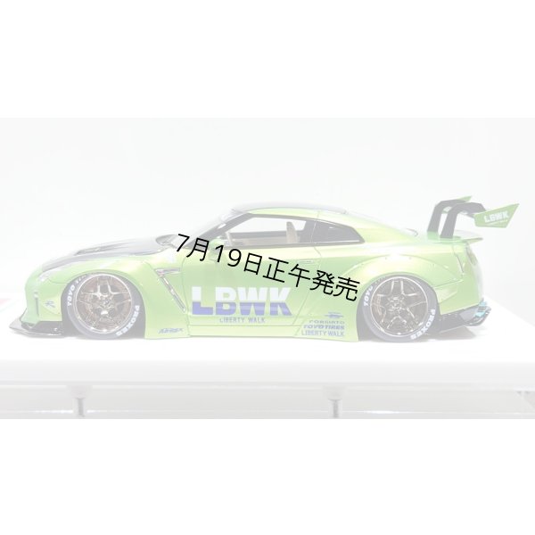 画像3: EIDOLON 1/43 LB WORKS GT-R Type 1.5 (LB-Silhouette GT Wing) Giallo Verde Pearl Limited 32 pcs.