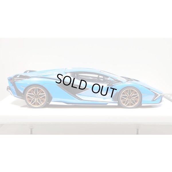 画像6: EIDOLON 1/43 Lamborghini Sian FKP 37 2019 with Stripe Azzurro Pearl Limited 32 pcs.