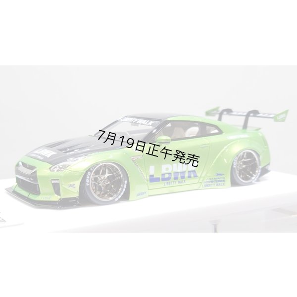 画像2: EIDOLON 1/43 LB WORKS GT-R Type 1.5 (LB-Silhouette GT Wing) Giallo Verde Pearl Limited 32 pcs.