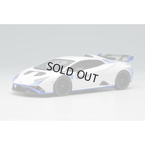 画像2: EIDOLON 1/43 Lamborghini Huracan STO 2021 Bianco Monocerus / Blue Livery Limited 100 pcs.