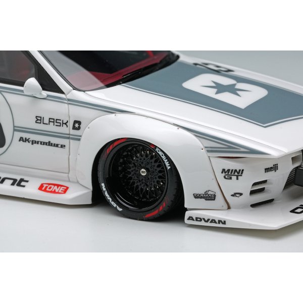 画像8: EIDOLON 1/43 LB-KAIDO WORKS NISSAN SKYLINE (R32) Tokyo Auto Salon 2025 White / Gray Stripe Limited 200 pcs.