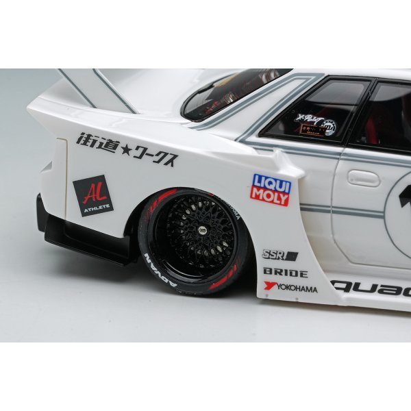 画像9: EIDOLON 1/43 LB-KAIDO WORKS NISSAN SKYLINE (R32) Tokyo Auto Salon 2025 White / Gray Stripe Limited 200 pcs.