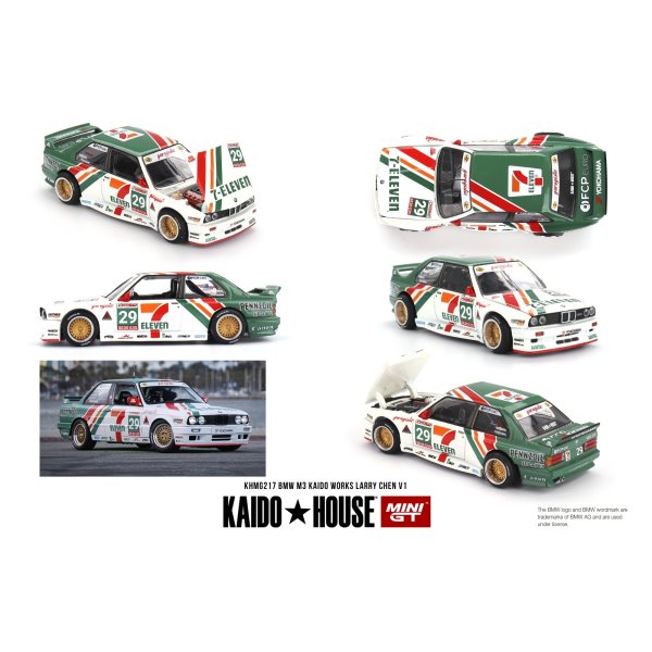 画像1: MINI GT 1/64 BMW M3 KAIDO WORKS V1 Larry Chen (LHD)