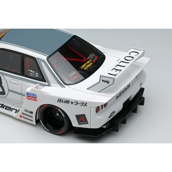 画像7: EIDOLON 1/43 LB-KAIDO WORKS NISSAN SKYLINE (R32) Tokyo Auto Salon 2025 White / Gray Stripe Limited 200 pcs.