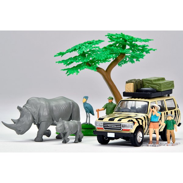 画像4: TOMYTEC 1/64 "Kaiyodo (海洋堂)" x "Tomica Limited Vintage" Diorama Collection 64 #Car Snap 31a Safari 3 (with Toyota Land Cruiser 60)