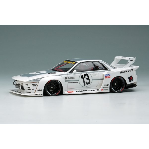 画像1: EIDOLON 1/43 LB-KAIDO WORKS NISSAN SKYLINE (R32) Tokyo Auto Salon 2025 White / Gray Stripe Limited 200 pcs.