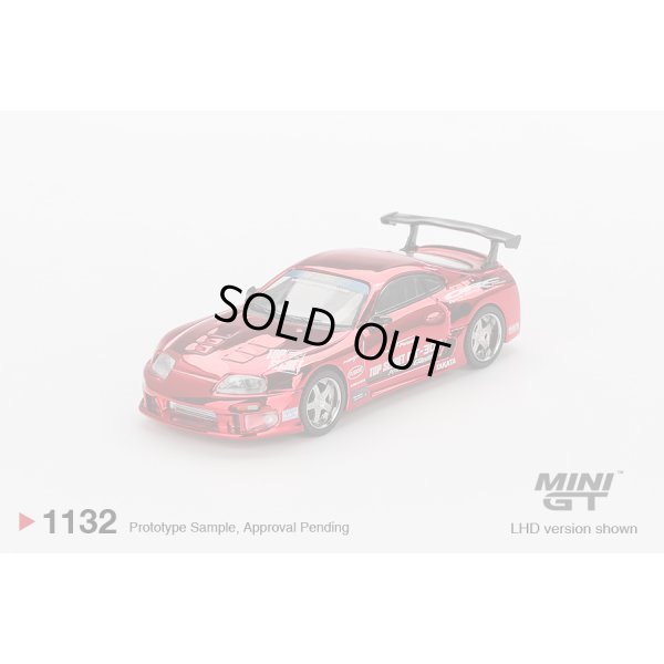 画像2: MINI GT 1/64 Toyota Supra (A80) GT-300 Top Secret Red Chrome (LHD)