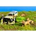 画像9: TOMYTEC 1/64 "Kaiyodo (海洋堂)" x "Tomica Limited Vintage" Diorama Collection 64 #Car Snap 32a Safari 4 (with Nissan Truck 4x4 King Cab) (9)