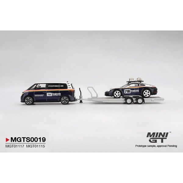 画像7: MINI GT 1/64 Porsche 911 Dakar #718 / Volkswagen ID. Buzz Porsche Centrum Gelderland Roughroads Set