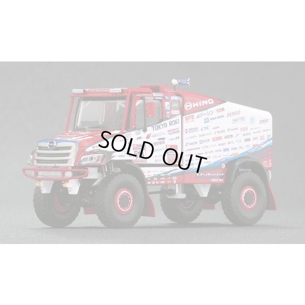 画像1: Platz 1/43 Hino 600 Series Hybrid – 2023 Dakar Rally