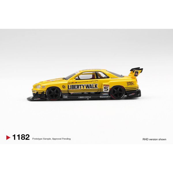 画像4: MINI GT 1/64 Nissan LB-ER34 Super Silhouette Skyline Sport Yellow (RHD) [Blister Packaging]
