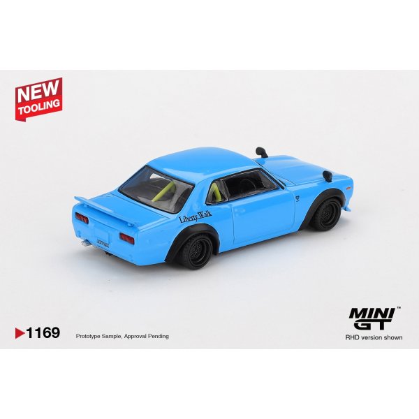 画像2: MINI GT 1/64 Nissan LB★Nation Hakosuka Baby Blue (RHD)