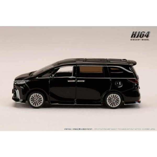 画像5: Hobby JAPAN 1/64 Lexus LM Custom Version 6-Seater 500h (RHD) / Black Interior - Graphite Black Glass Flake