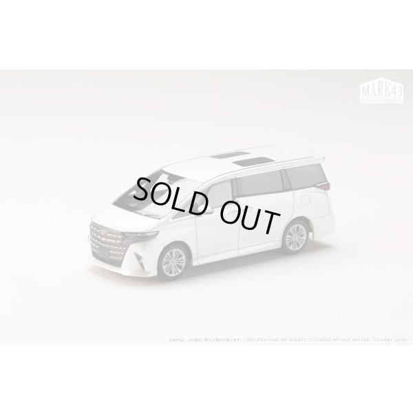 画像1: Hobby JAPAN 1/43 MARK43 Toyota Alphard Z Platinum - White Pearl Mica