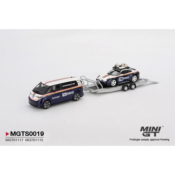 画像3: MINI GT 1/64 Porsche 911 Dakar #718 / Volkswagen ID. Buzz Porsche Centrum Gelderland Roughroads Set