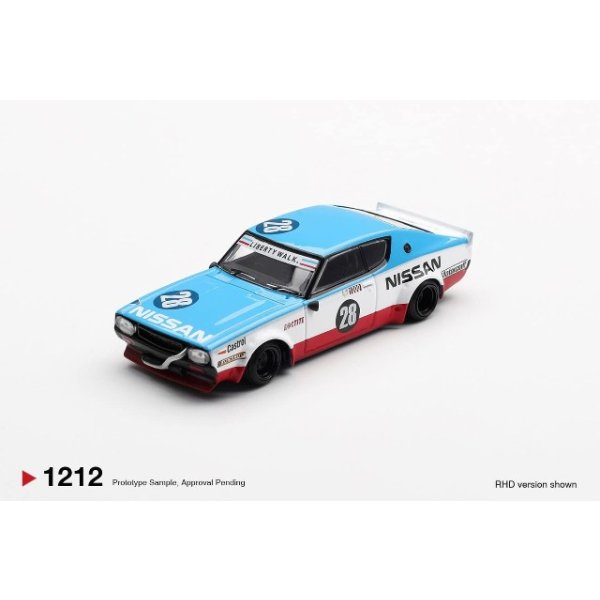 画像1: MINI GT 1/64 Nissan Skyline "Kenmeri" Liberty Walk Nissan Racing '75 Concept (RHD)