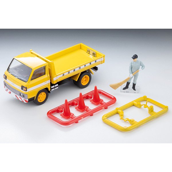 画像10: TOMYTEC 1/64 Limited Vintage NEO Mitsubishi Fuso Canter Dump Truck (Road Maintenance Vehicle) with Figure