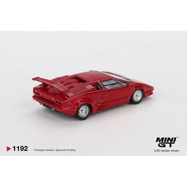 画像2: MINI GT 1/64 Lamborghini Countach 25th Anniversary Red (LHD)