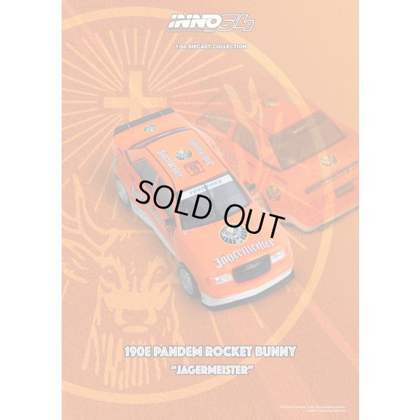 画像5: INNO MODEL 1/64 PANDEM ROCKET BUNNY 190E JAGERMEISTER