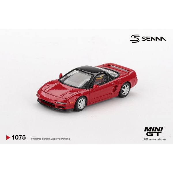 画像1: MINI GT 1/64 Honda NS-X Prototype Mid-ship Sports 1989 with Ayrton Senna Figure (LHD)