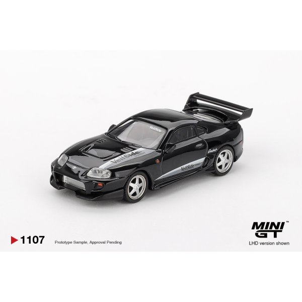 画像1: MINI GT 1/64 Toyota Supra VeilSide Combat V-II Black (RHD)