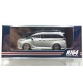Hobby JAPAN 1/64 Lexus LM Custom Version 4-Seater 500h (RHD) Sonic Titanium / White Interior