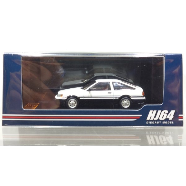 画像1: Hobby JAPAN 1/64 Toyota Corolla Levin AE86 3-Door GT-Apex (1983) White/Black