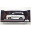 Hobby JAPAN 1/64 Lexus LM Custom Version 6-Seater 500h (RHD) / Black Interior - Sonic Quartz