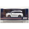 Hobby JAPAN 1/64 Lexus LM Custom Version 4-Seater 500h (RHD) Sonic Quartz / White Interior