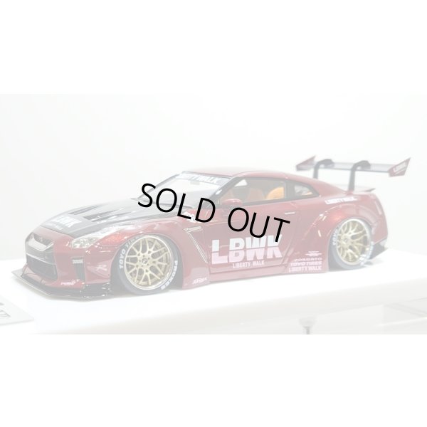 画像1: EIDOLON 1/43 LB WORKS GT-R Type 1.5 (LB-Silhouette GT Wing) Vino Rosso Limited 32 pcs. 