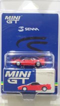 MINI GT 1/64 Honda NS-X Prototype Mid-ship Sports 1989 with Ayrton Senna Figure (LHD) [Blister Packaging]