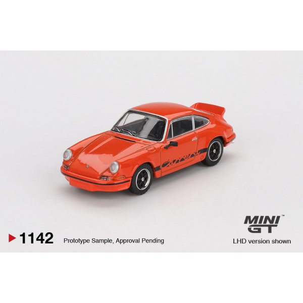 画像2: MINI GT 1/64 Porsche 911 Carrera RS 2.7 Tangerine/Black Livery (LHD)