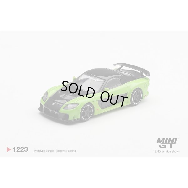 画像2: MINI GT 1/64 Mazda RX-7 VeilSide Fortune7 Green (LHD)