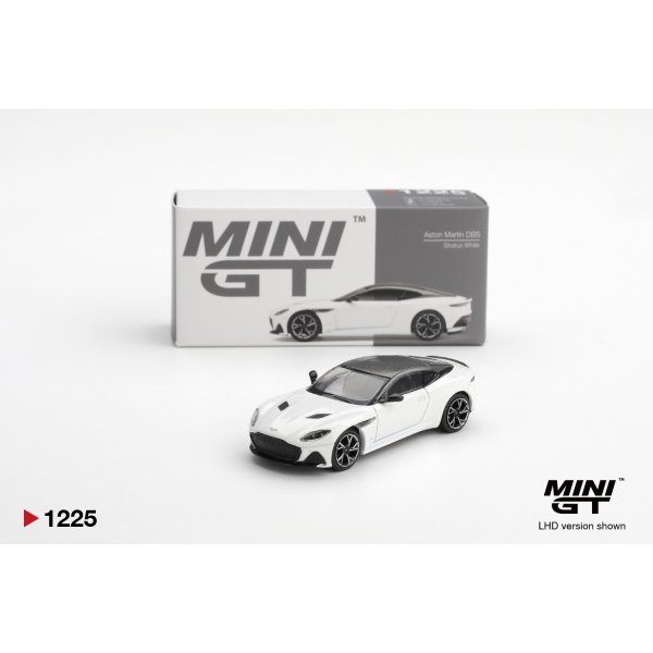 画像1: MINI GT 1/64 Aston Martin DBS Stratus White (LHD)