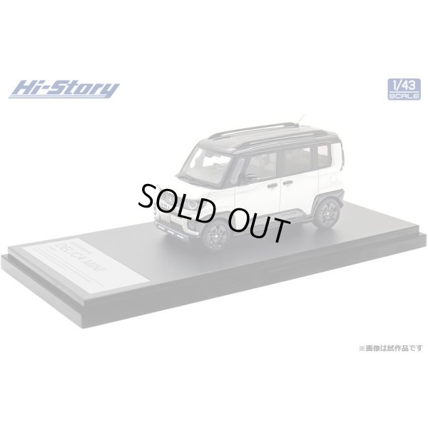 画像2: Hi Story 1/43 Mitsubishi Delica Mini (2025) White Pearl x Black Mica
