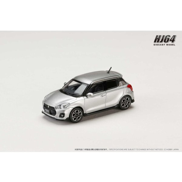 画像2: Hobby JAPAN 1/64 Suzuki Swift Sport ZC33S Premium Silver Metallic